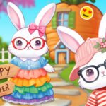 Bunnies Get Ready for Easter